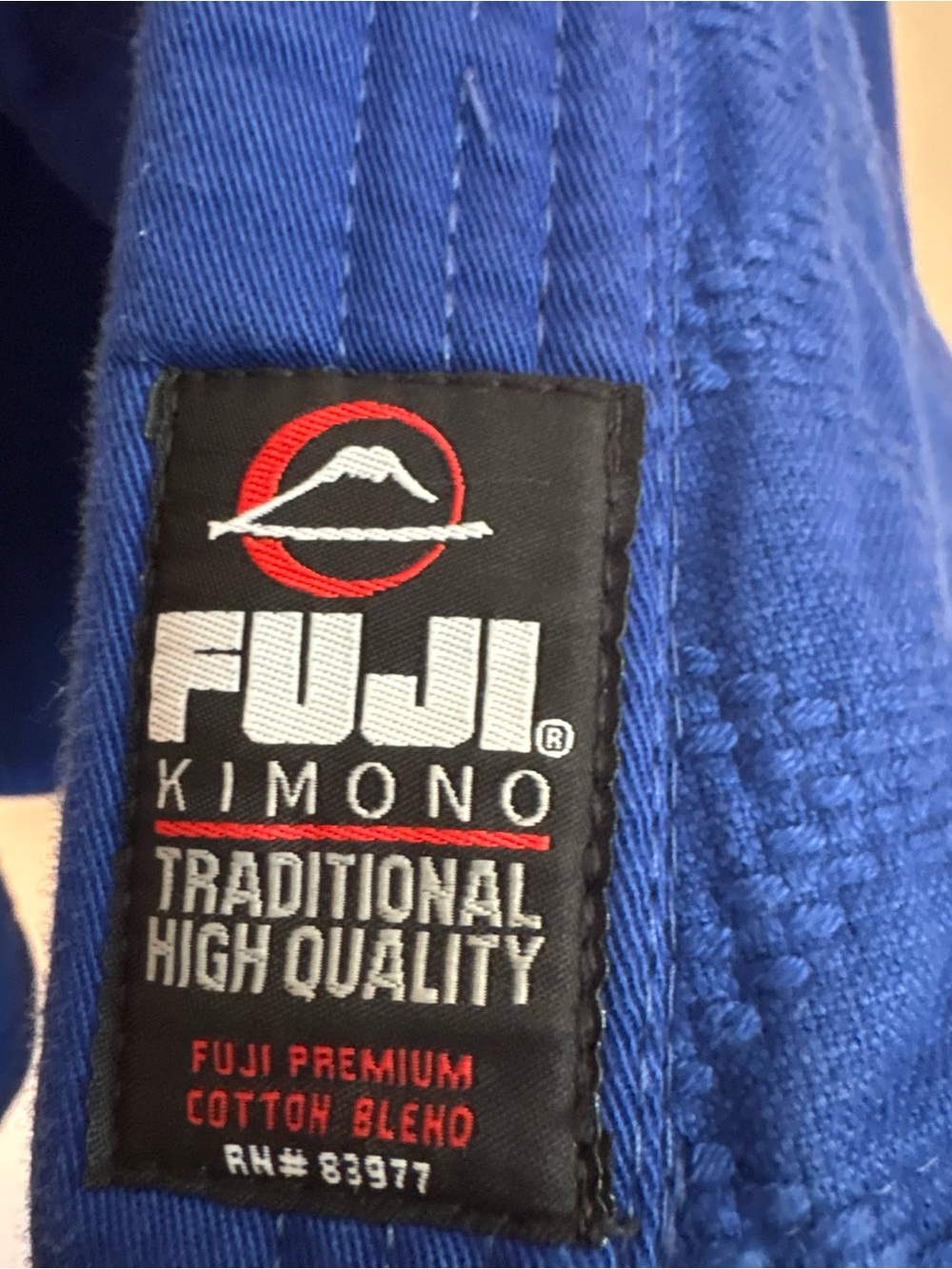 Fuji USA Judo Gi Jacket Blue Size 3.5 Martial Arts Uniform - Picture 6 of 12